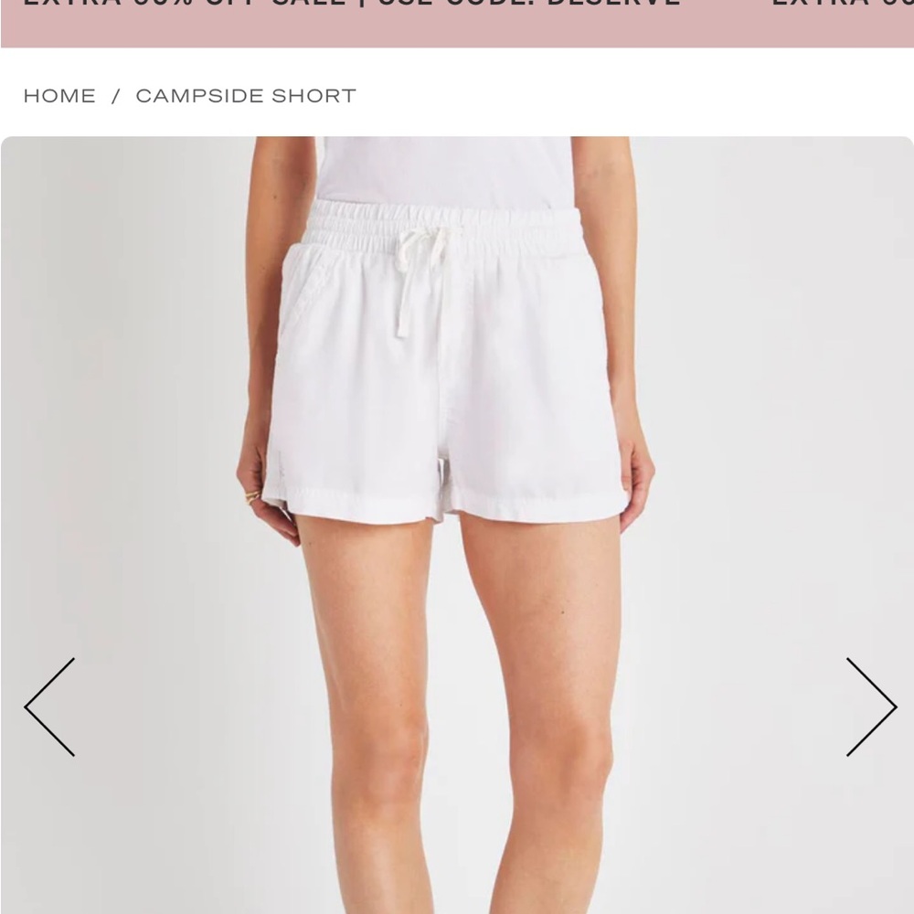 Splendid Campside Shorts in White